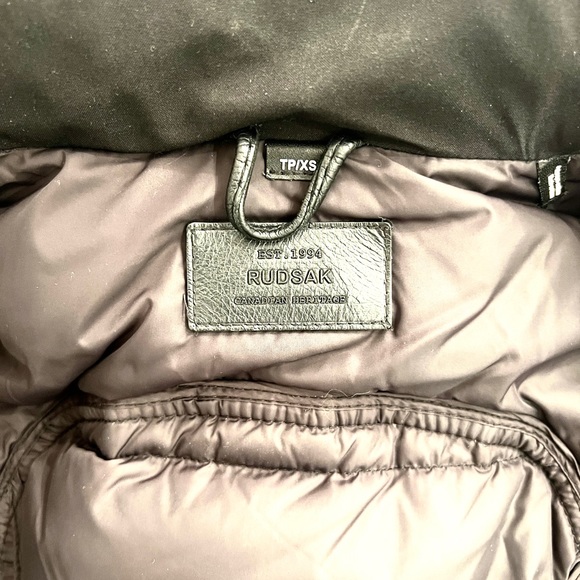 Rudsak XS womens winter coat with fur tear drop hood - Picture 5 of 5